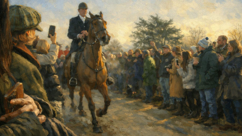 Horses, holly, and a hard truth trotting through Essex