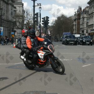 London. Uk. 07/04/2023. Rolling Thunder Ride of respect for Queen Elizabeth and founder of Rolling Thunder Gavin Harry Wragg.