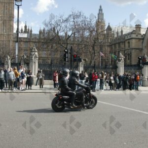 London. Uk. 07/04/2023. Rolling Thunder Ride of respect for Queen Elizabeth and founder of Rolling Thunder Gavin Harry Wragg.