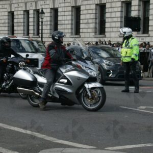 London. Uk. 07/04/2023. Rolling Thunder Ride of respect for Queen Elizabeth and founder of Rolling Thunder Gavin Harry Wragg.