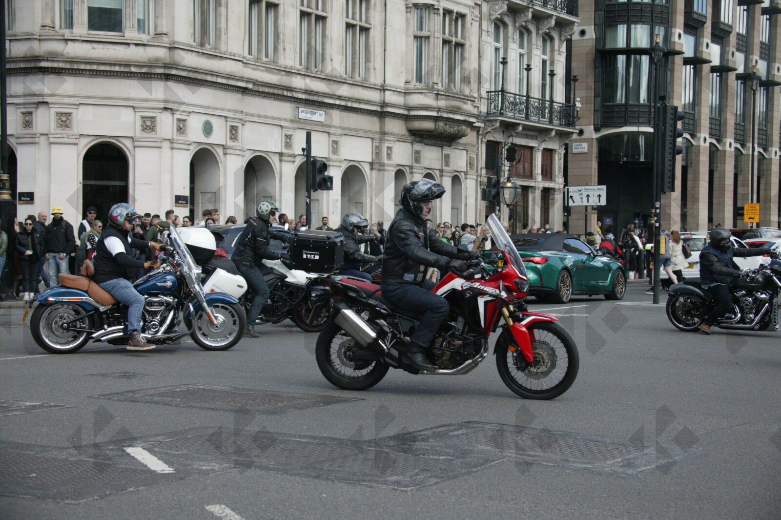 London. Uk. 07/04/2023. Rolling Thunder Ride of respect for Queen Elizabeth and founder of Rolling Thunder Gavin Harry Wragg.