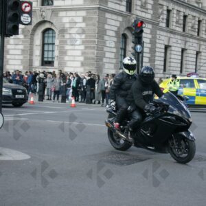 London. Uk. 07/04/2023. Rolling Thunder Ride of respect for Queen Elizabeth and founder of Rolling Thunder Gavin Harry Wragg.