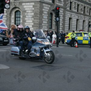 London. Uk. 07/04/2023. Rolling Thunder Ride of respect for Queen Elizabeth and founder of Rolling Thunder Gavin Harry Wragg.