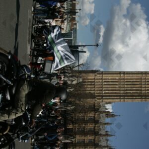 London. Uk. 07/04/2023. Rolling Thunder Ride of respect for Queen Elizabeth and founder of Rolling Thunder Gavin Harry Wragg.