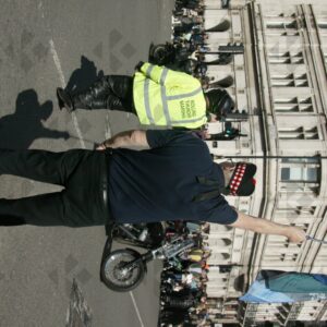 London. Uk. 07/04/2023. Rolling Thunder Ride of respect for Queen Elizabeth and founder of Rolling Thunder Gavin Harry Wragg.