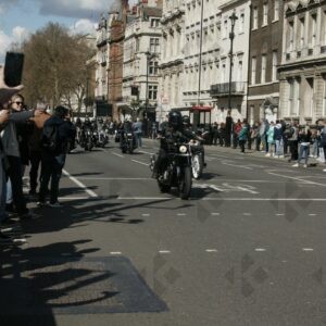 London. Uk. 07/04/2023. Rolling Thunder Ride of respect for Queen Elizabeth and founder of Rolling Thunder Gavin Harry Wragg.
