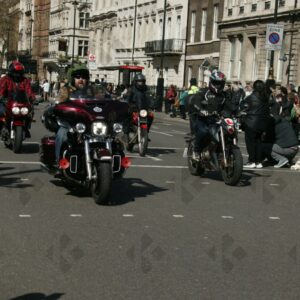 London. Uk. 07/04/2023. Rolling Thunder Ride of respect for Queen Elizabeth and founder of Rolling Thunder Gavin Harry Wragg.