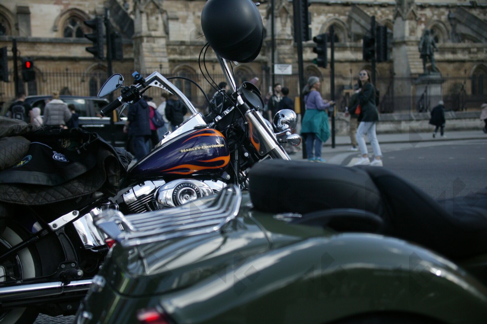 London. Uk. 07/04/2023. Rolling Thunder Ride of respect for Queen Elizabeth and founder of Rolling Thunder Gavin Harry Wragg.