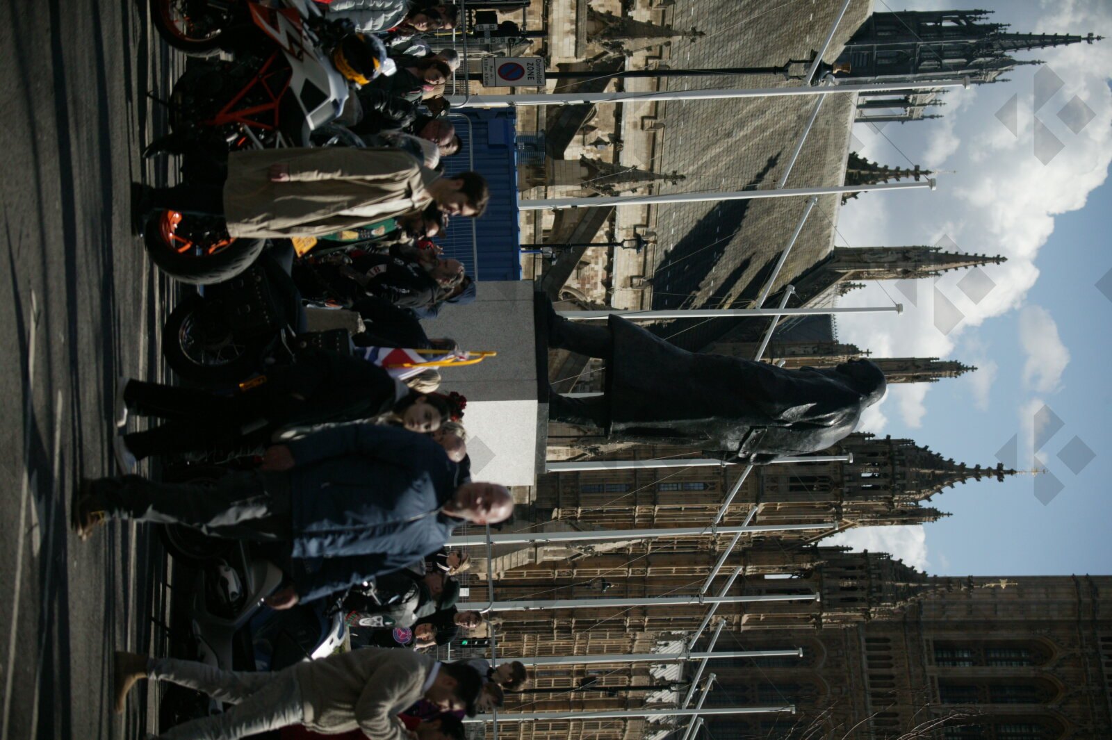 London. Uk. 07/04/2023. Rolling Thunder Ride of respect for Queen Elizabeth and founder of Rolling Thunder Gavin Harry Wragg.