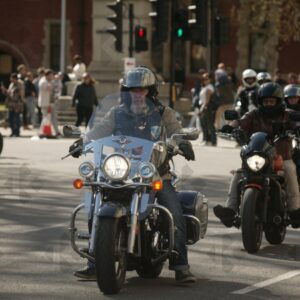 London. Uk. 07/04/2023. Rolling Thunder Ride of respect for Queen Elizabeth and founder of Rolling Thunder Gavin Harry Wragg.