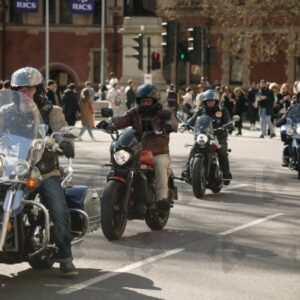 London. Uk. 07/04/2023. Rolling Thunder Ride of respect for Queen Elizabeth and founder of Rolling Thunder Gavin Harry Wragg.