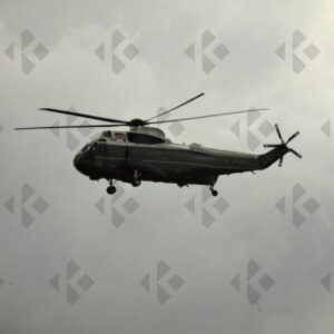 STANSTED, UK - 4/24/2016. Marine one, Presidential Helicopter in