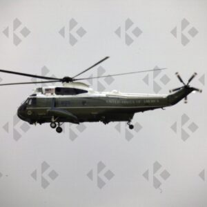 STANSTED, UK - 4/24/2016. Marine one, Presidential Helicopter in
