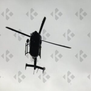 STANSTED, UK - 2016.04.26. Metropolitan Police helicopter is pro