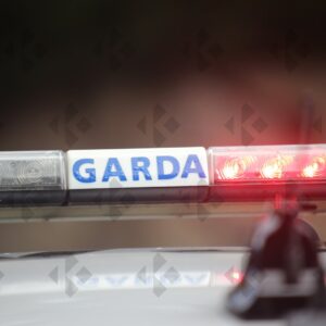 Garda Roads Policing at R113 checkpoint in Clondalkin