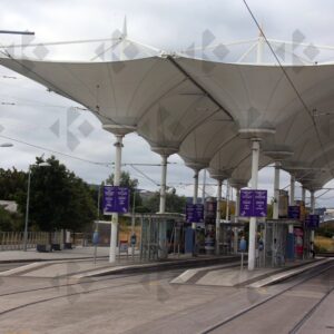 Belgard Luas interchange at Red Line stop in Tallaght