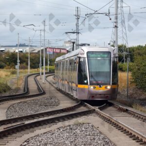Belgard Luas interchange at Red Line stop in Tallaght