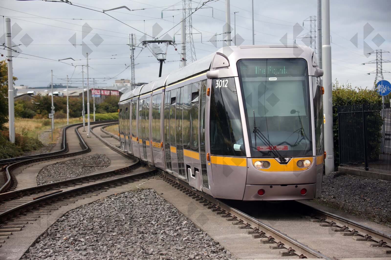 Belgard Luas interchange at Red Line stop in Tallaght